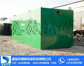 諸城德駿環(huán)保 湖南皮革廠地埋式污水處理系統(tǒng)
